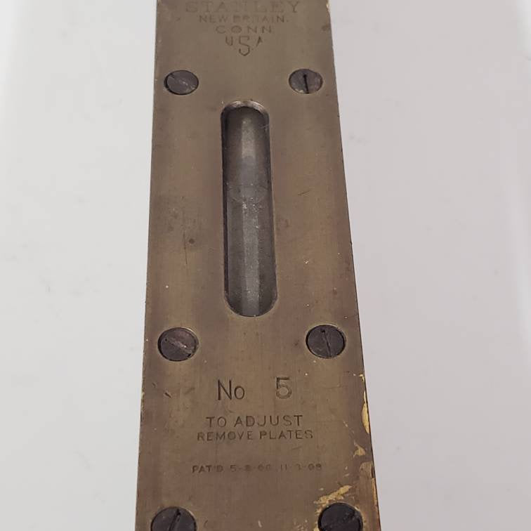 stanley level no 5 antique wooden level hand tools stanley no 5