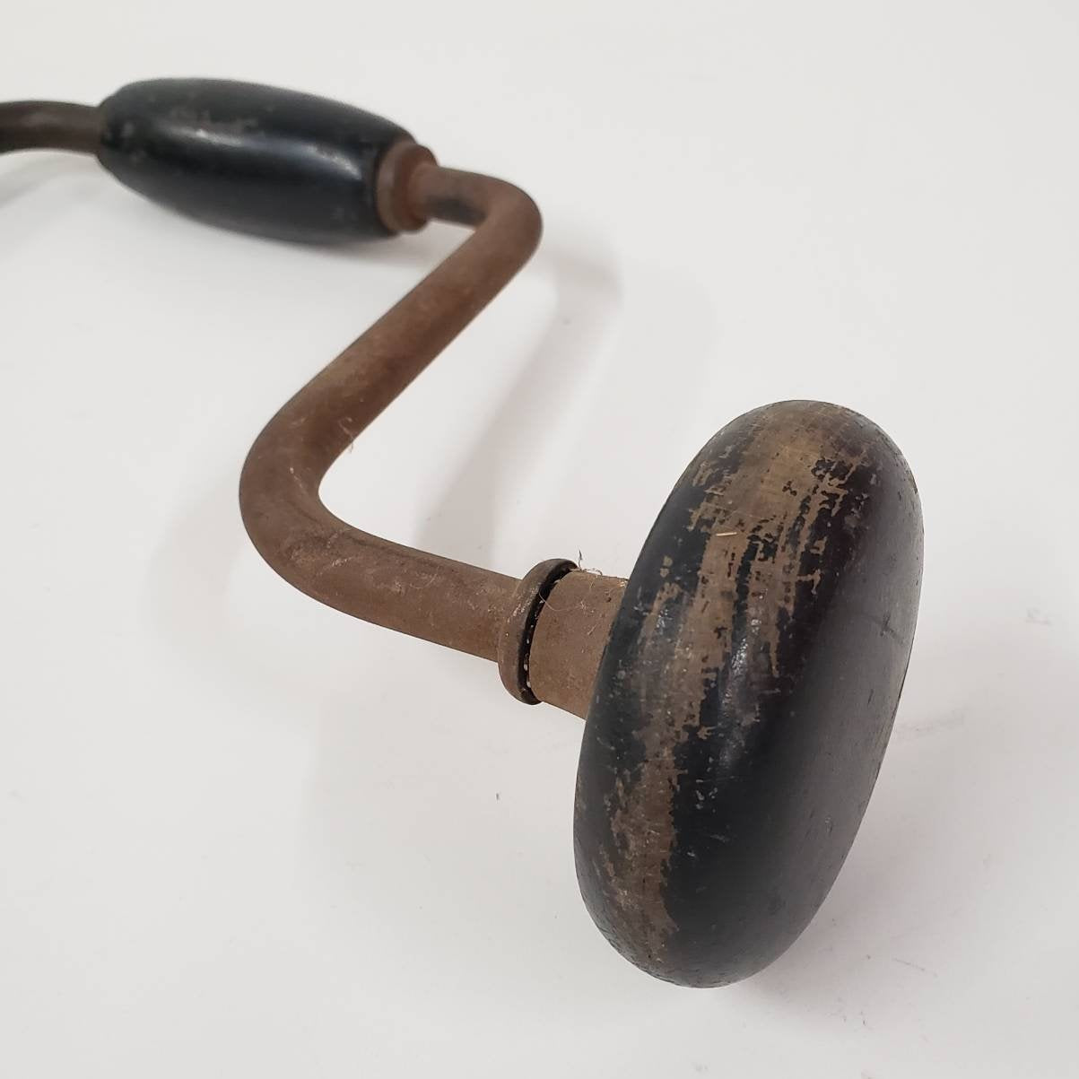 bit brace drill stanley vintage hand crank wooden carpentry hand tools