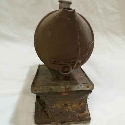 antique beekeepers tin smoker