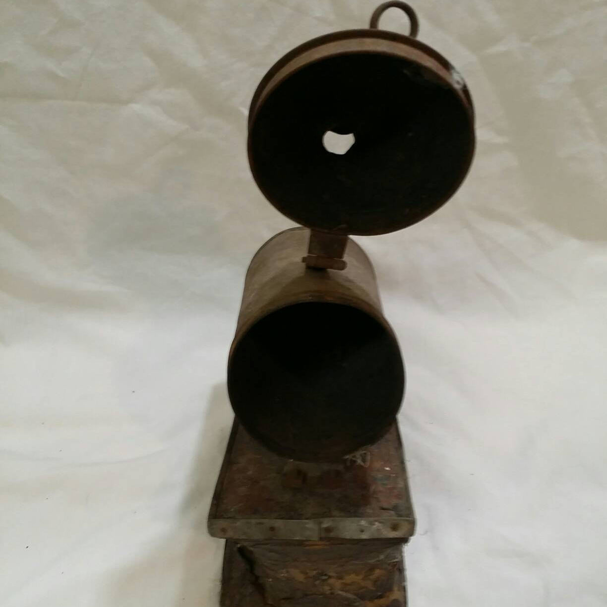 antique beekeepers tin smoker
