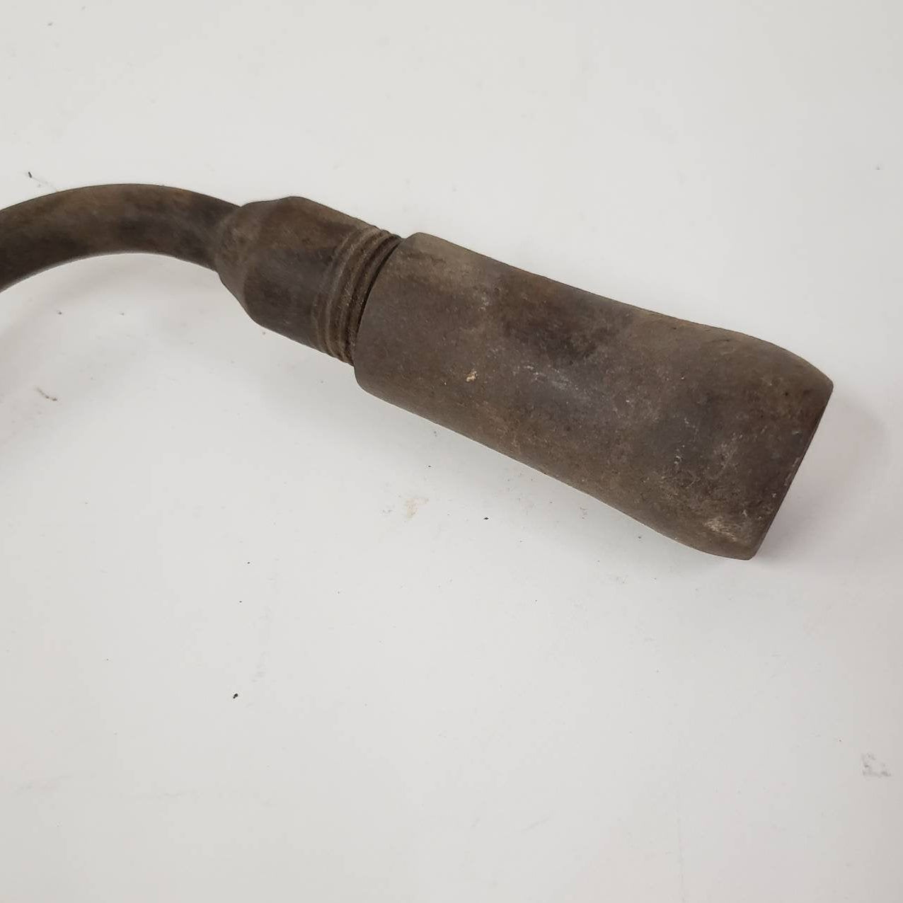 bit brace drill vintage hand crank wooden carpentry hand tools