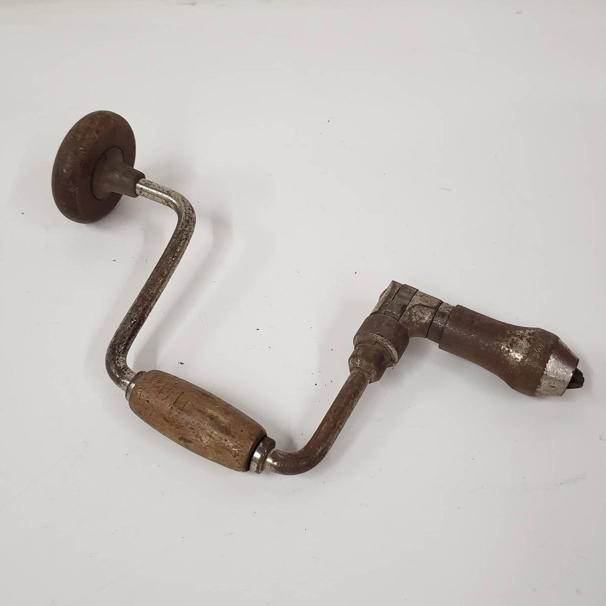 bit brace drill hand crank wooden carpentry hand tools