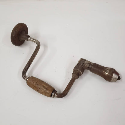 bit brace drill hand crank wooden carpentry hand tools