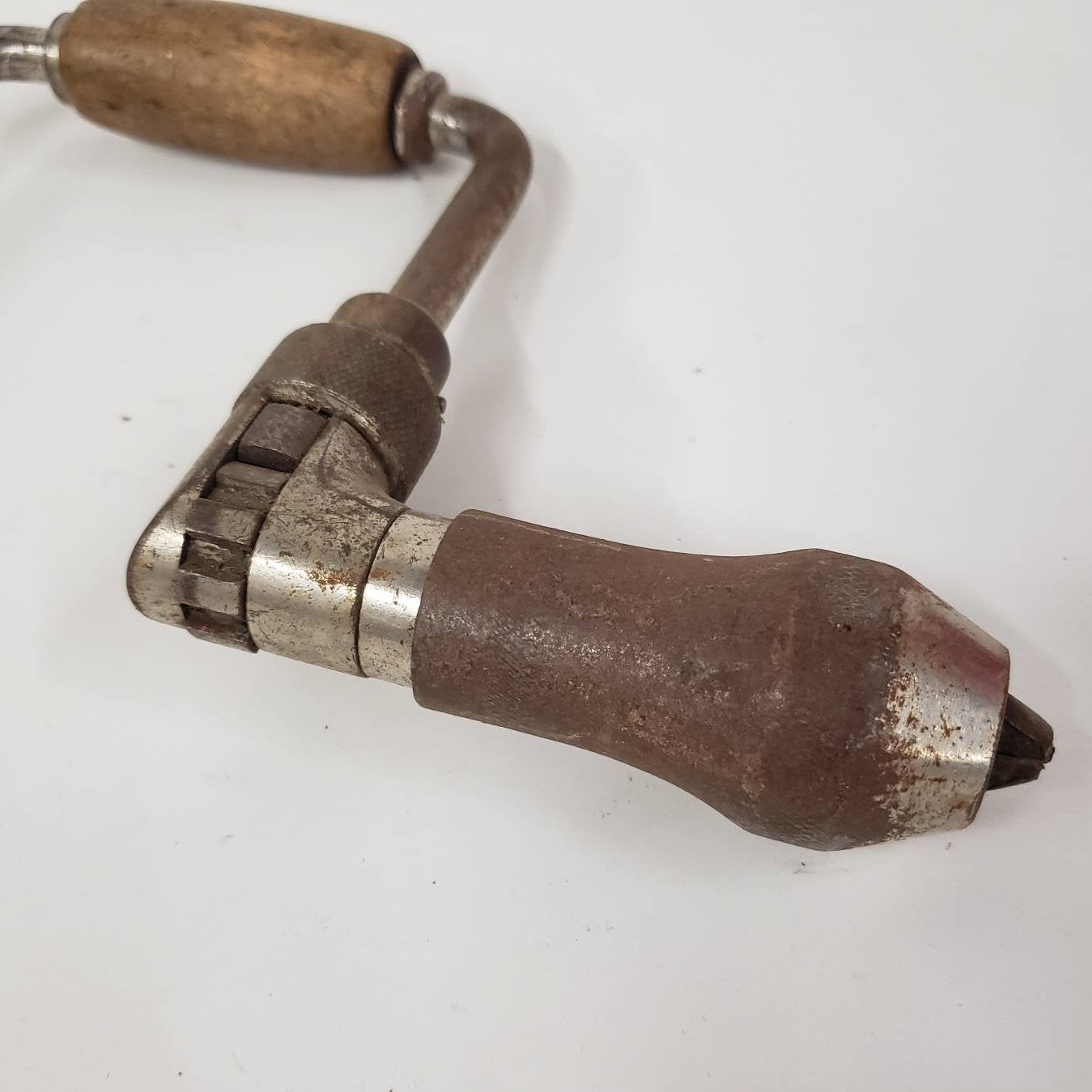bit brace drill hand crank wooden carpentry hand tools