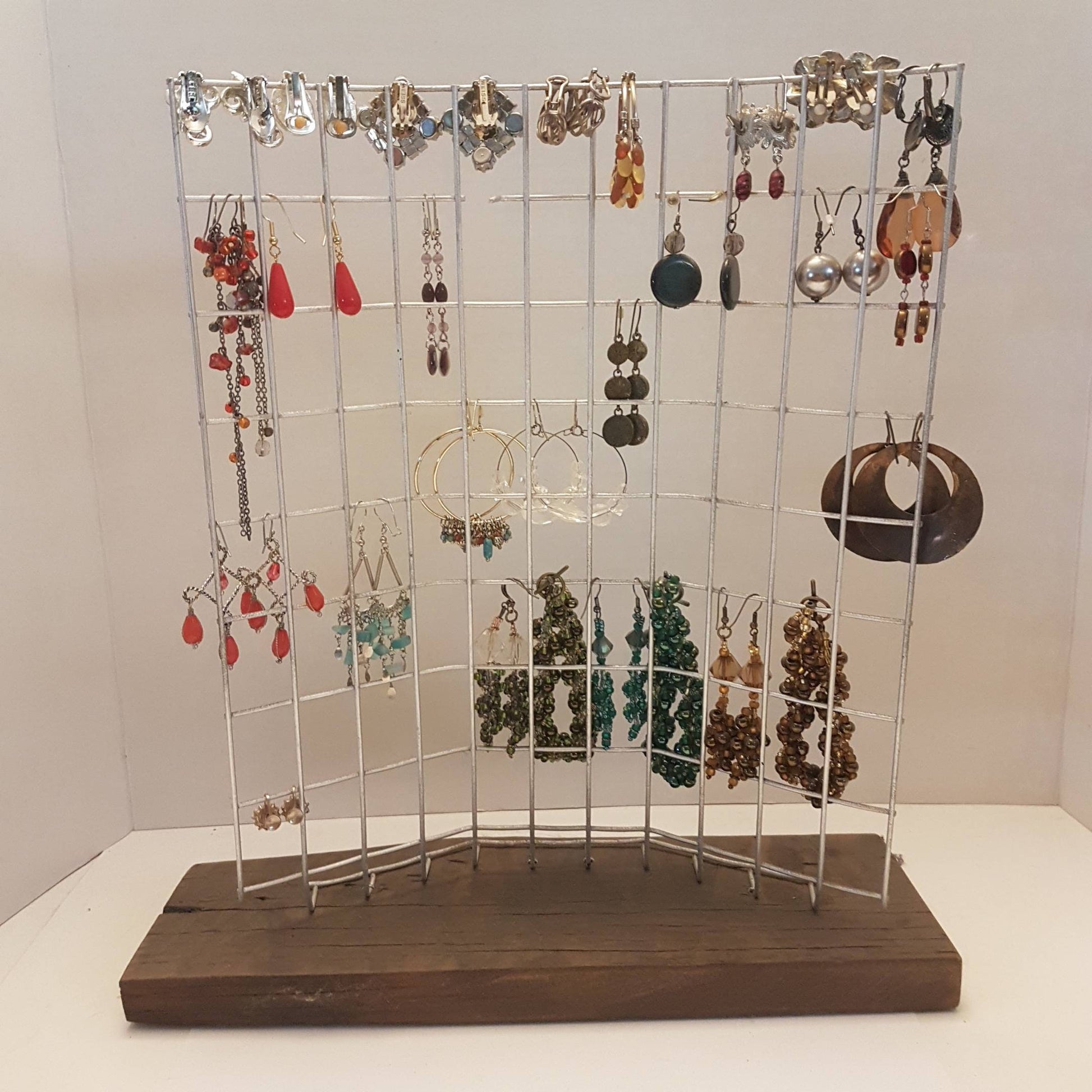 Barnboard Jewelry Display Holder