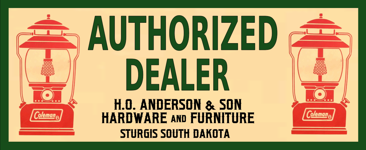 Coleman Dealer Trade Sign Personalised Options – Wainfleet Trading