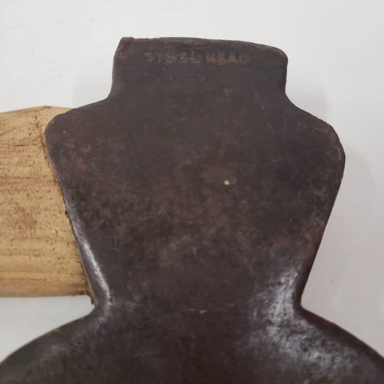 Forged J. Harrison broad axe hatchet