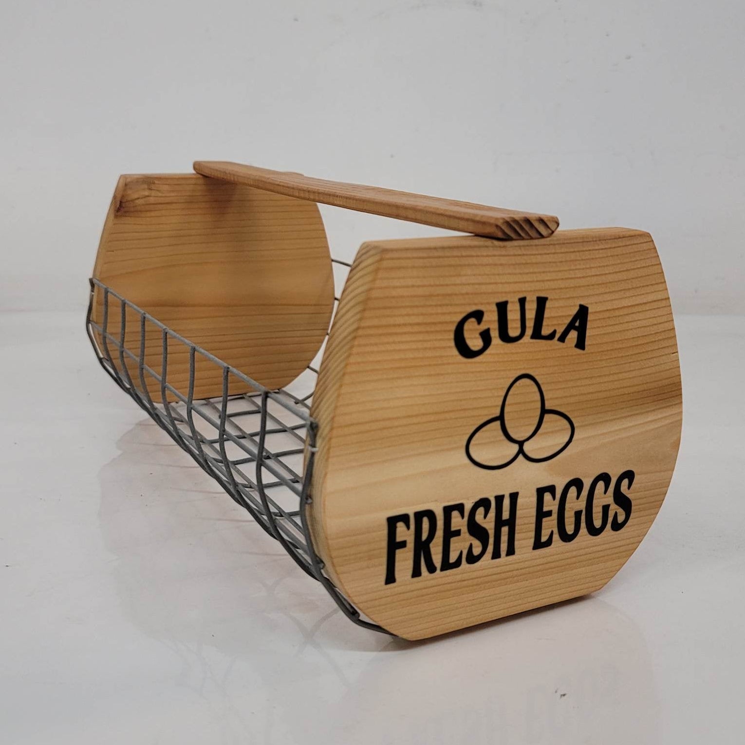 Fresh Eggs Harvest Basket