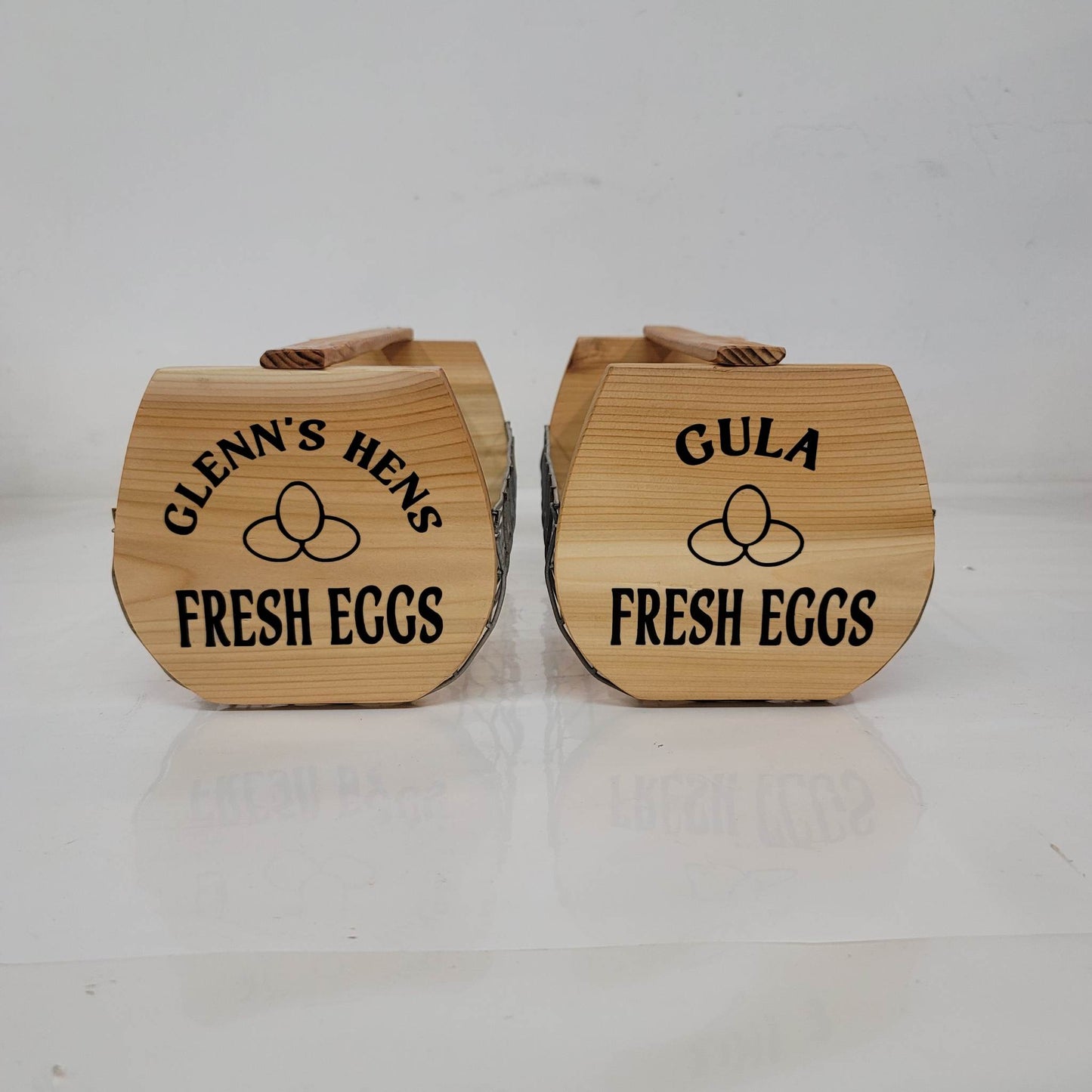 Fresh Eggs Harvest Basket