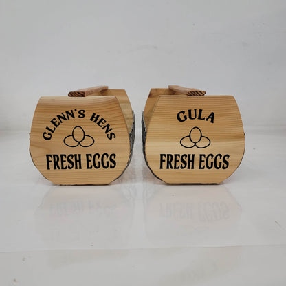 Fresh Eggs Harvest Basket