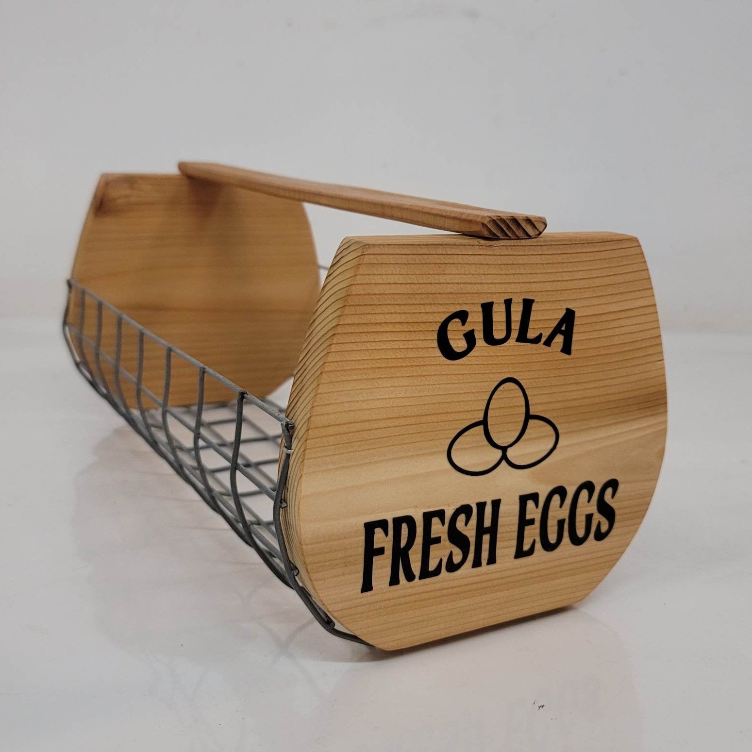 Fresh Eggs Harvest Basket
