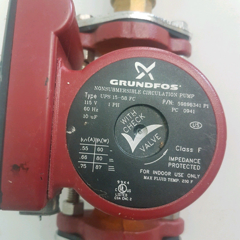 grundfos ups 1-58fc 3-speed circulator pump