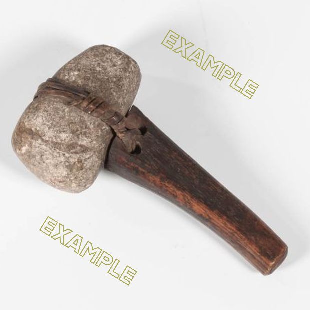 Native American Indian Stone Axe Hammer Head - Wainfleet Trading Post