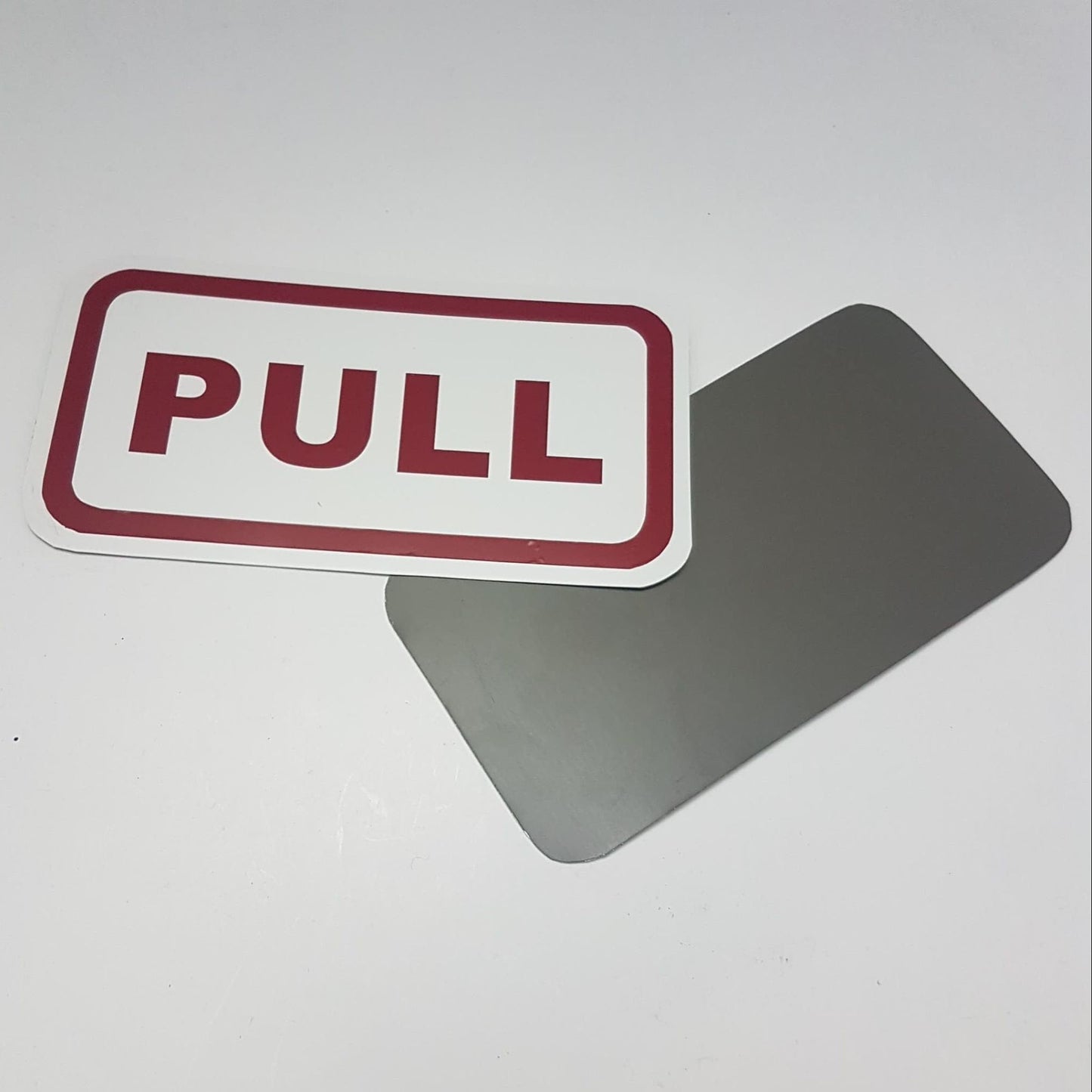push pull business signs aluminum