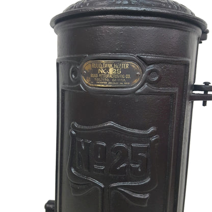 antique rudd tank heater no 25