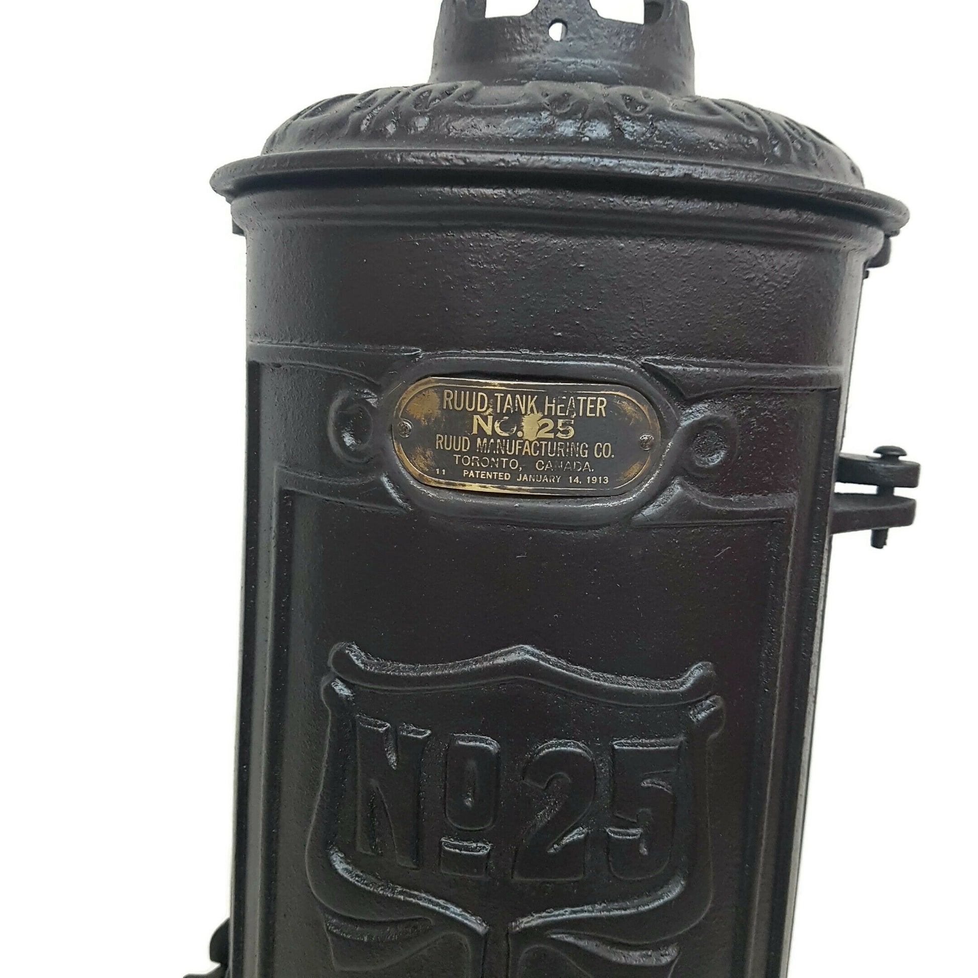 antique rudd tank heater no 25