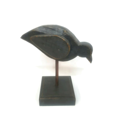 folk art  bird hand carved wooden bird