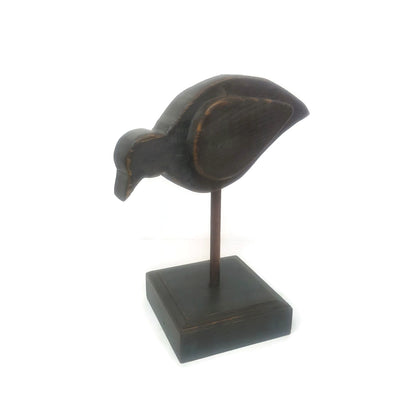 folk art  bird hand carved wooden bird