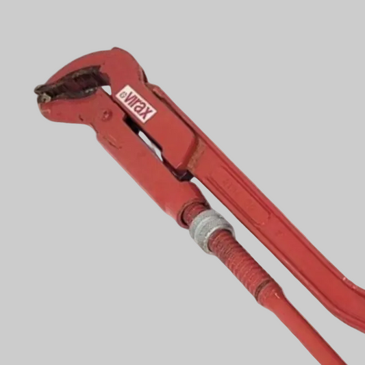 Large Virax Corner Pipe Wrench Pliers Industrial Heavy Duty Plumbing Tools - Wainfleet Trading Post