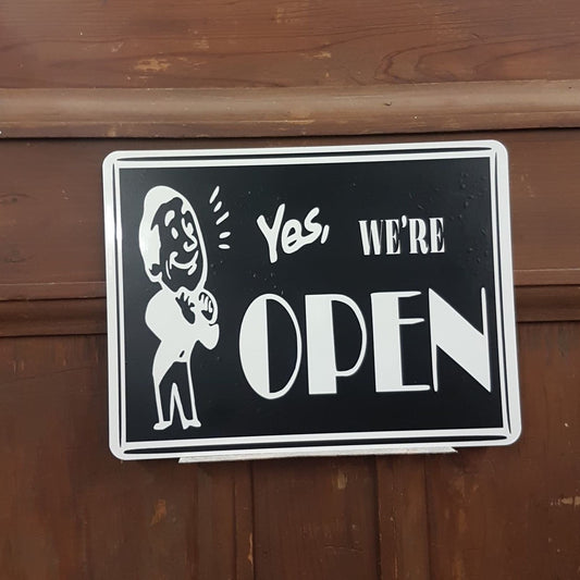 open closed signs