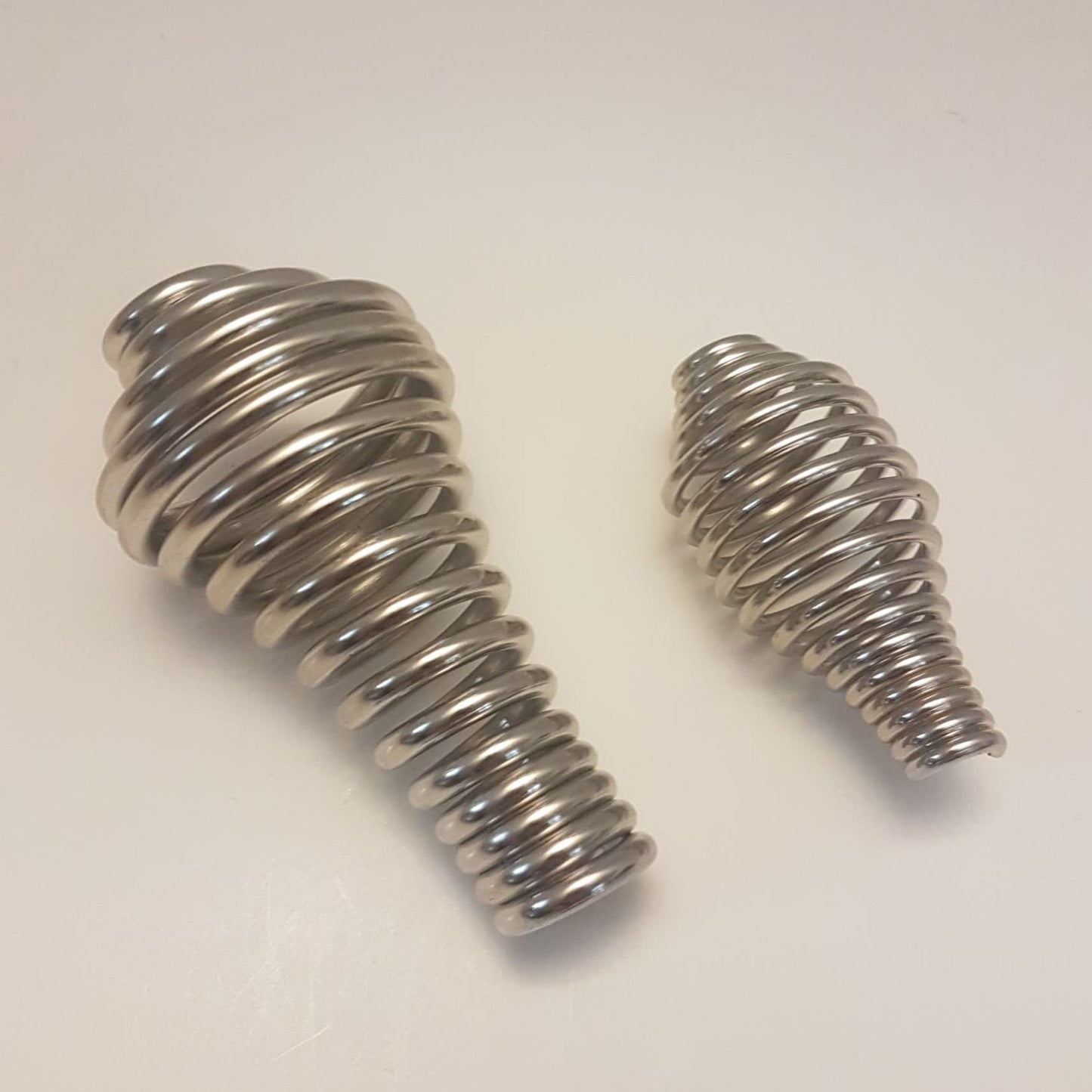 small deluxe nickel spring wood stove / pizza oven handle