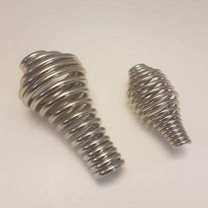 small deluxe nickel spring wood stove / pizza oven handle