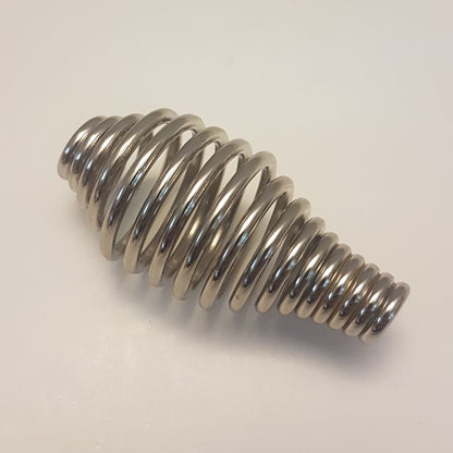 small deluxe nickel spring wood stove / pizza oven handle