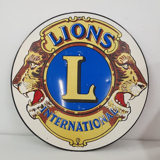 sign lions club international 30 in