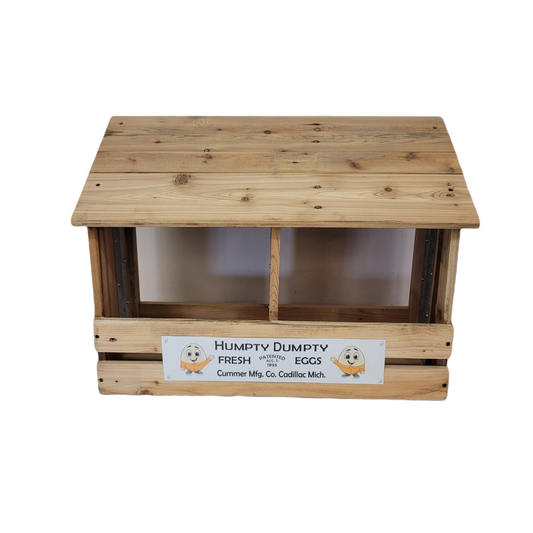 chicken nesting box egg laying box nesting box with sign