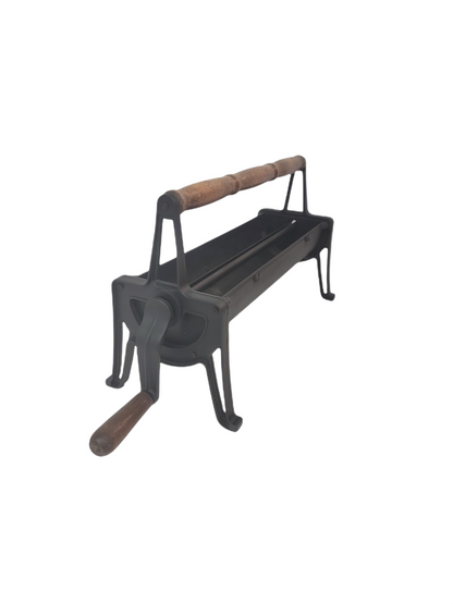newspaper log roller antique cast iron stove accesories