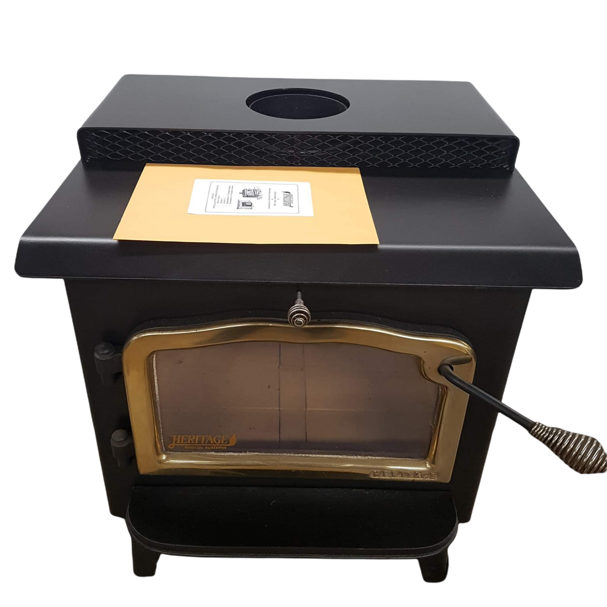 large heritage air tight wood stove