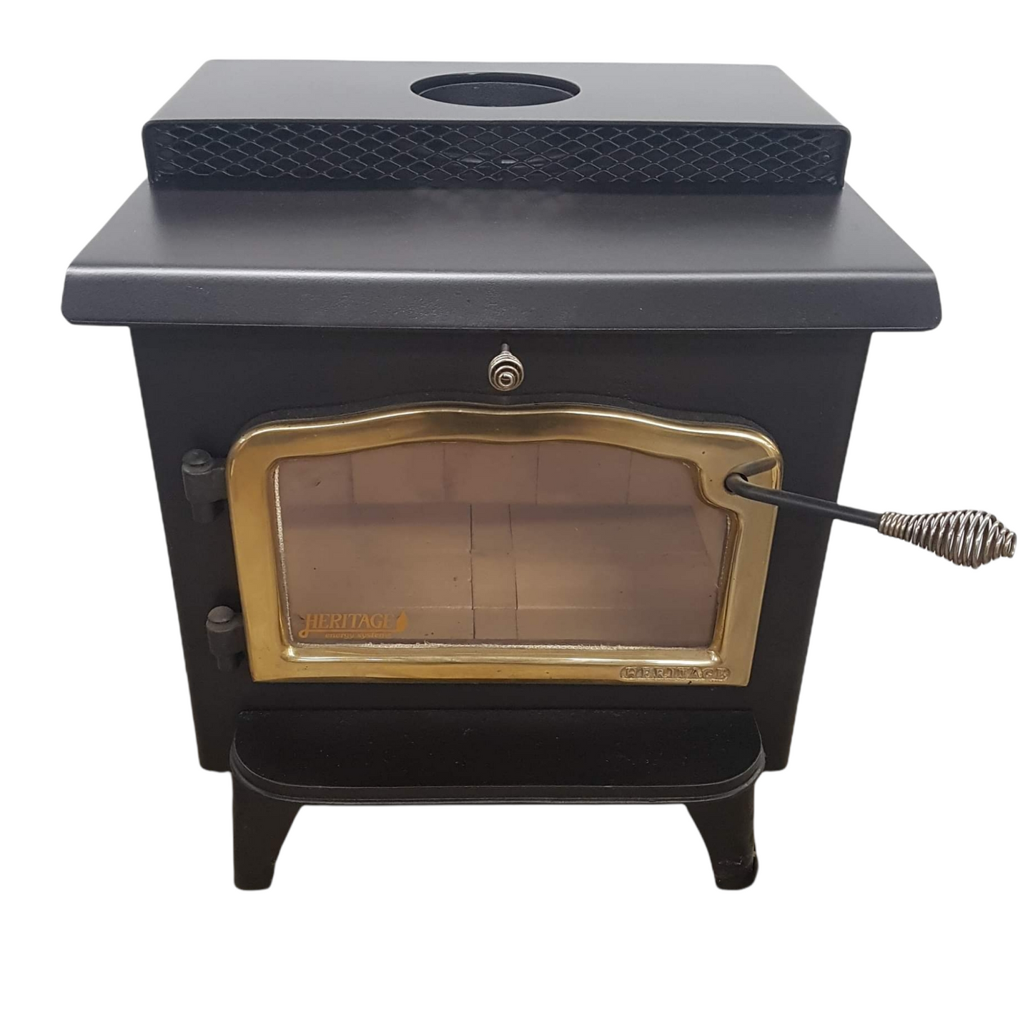 large heritage air tight wood stove