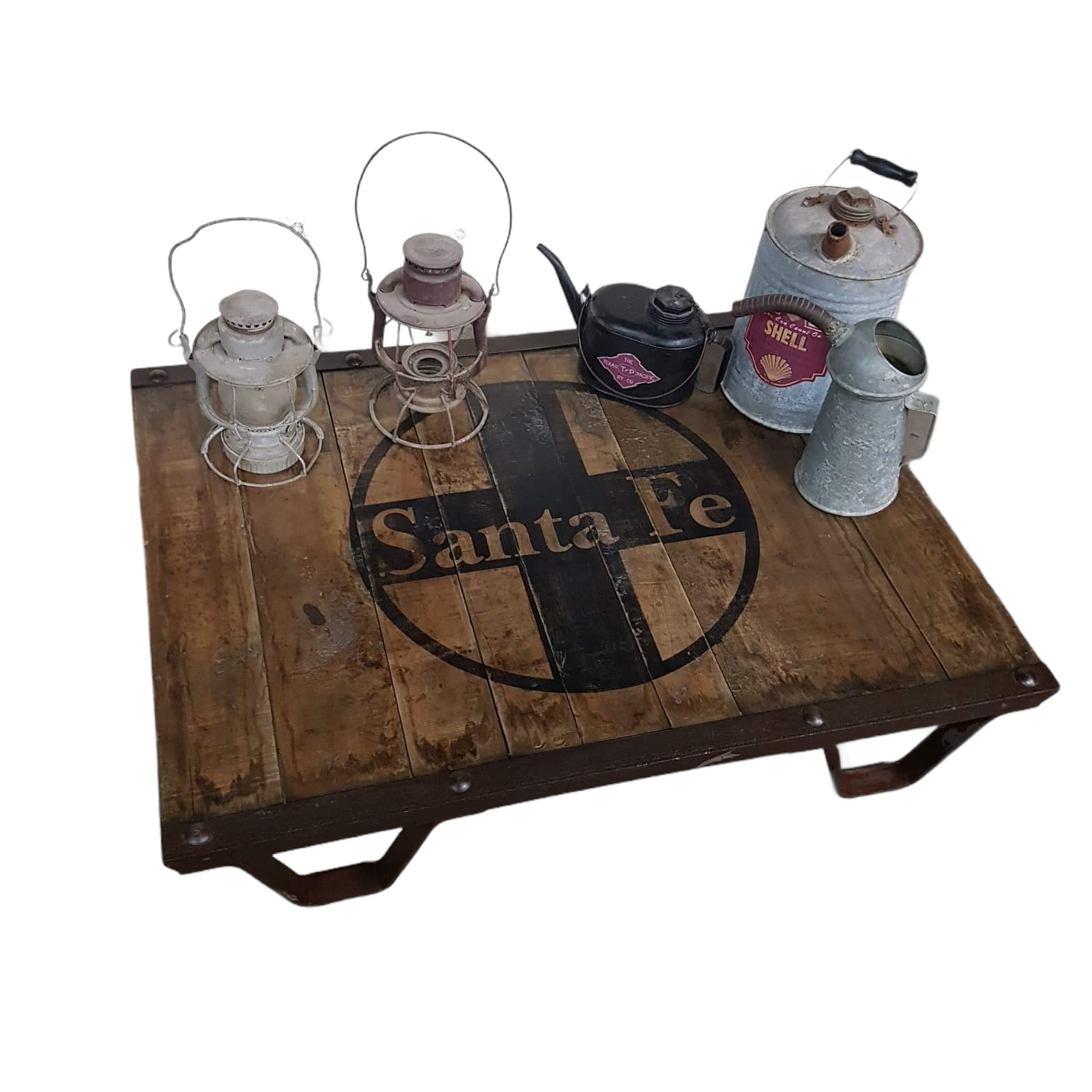 santa fe railway hardwood factory pallet