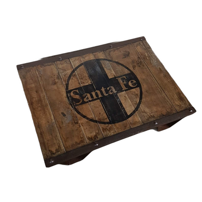 santa fe railway hardwood factory pallet