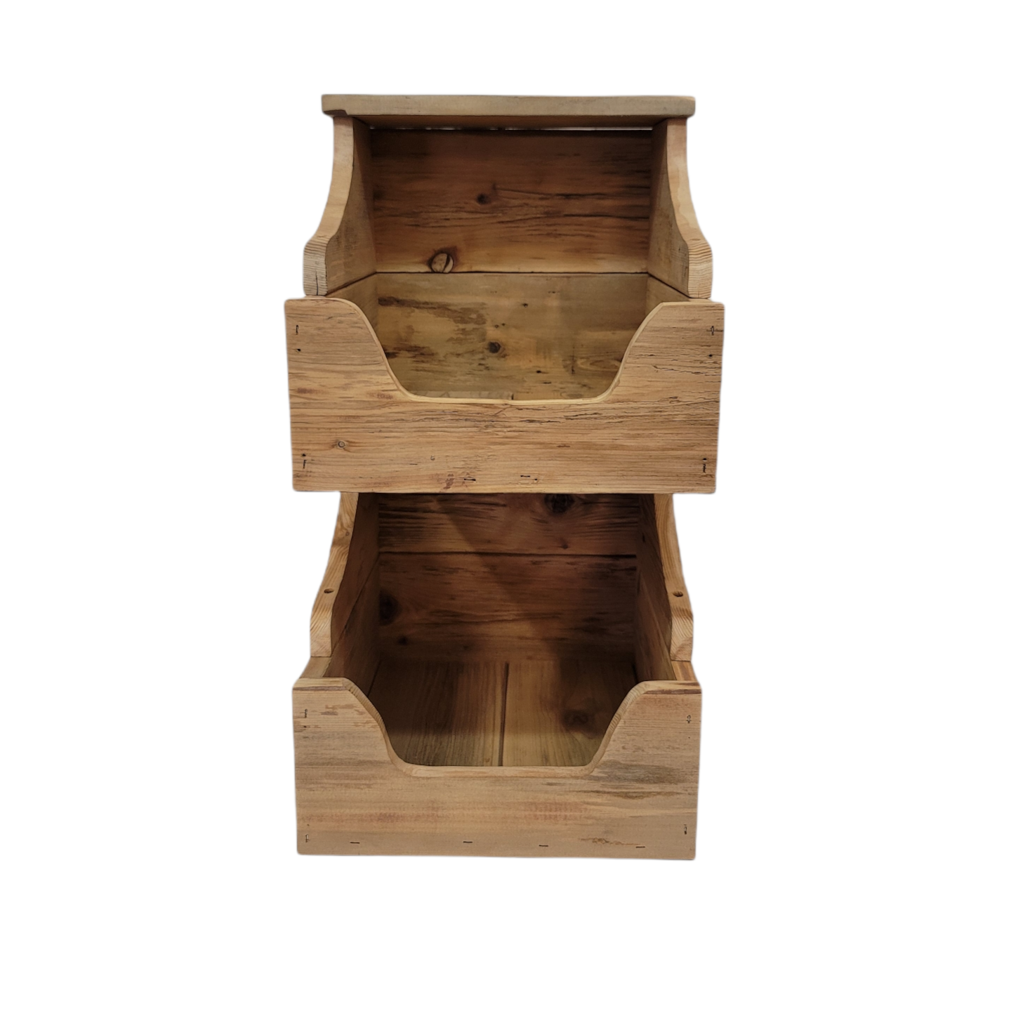 potato bin wooden kitchen food storage container