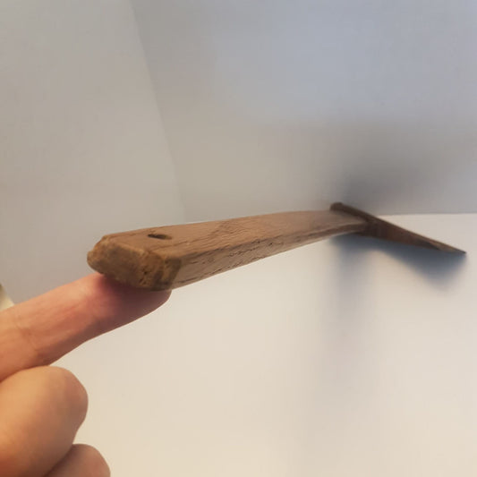 primitive medieval hand forged hatchet