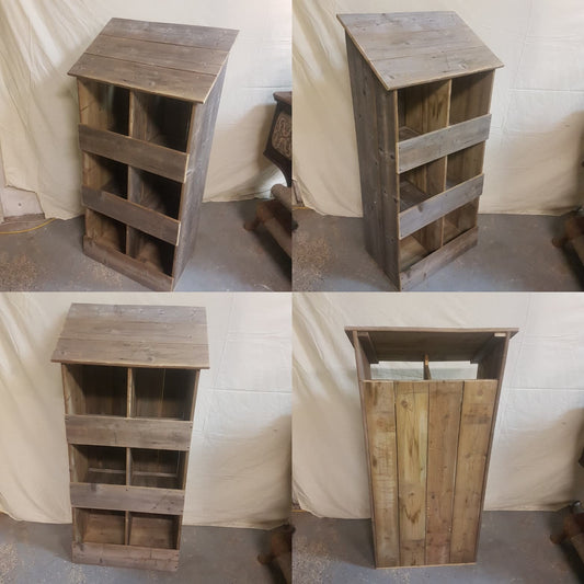 rustic chicken nesting box chicken coop backyard chicken 6 slots