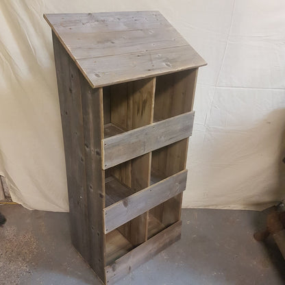 rustic chicken nesting box chicken coop backyard chicken 6 slots