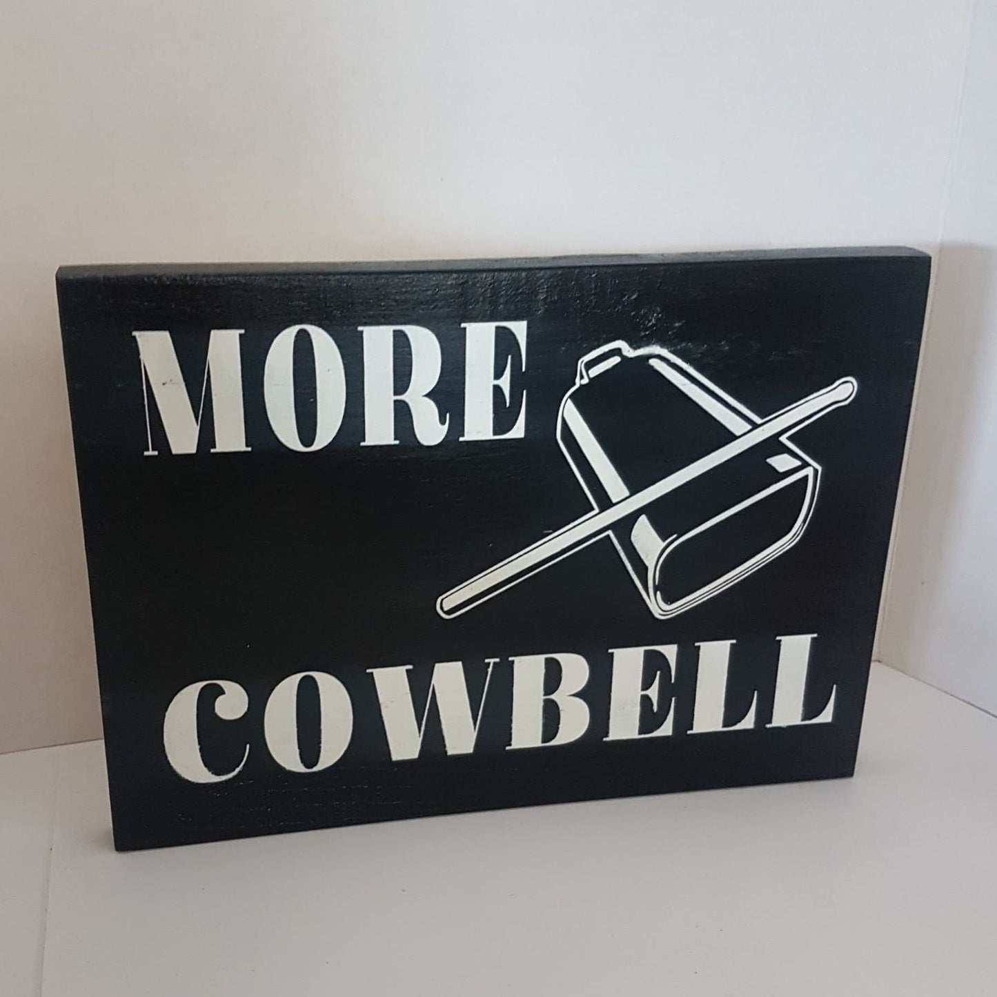sign needs more cowbell handmade will ferrell snl