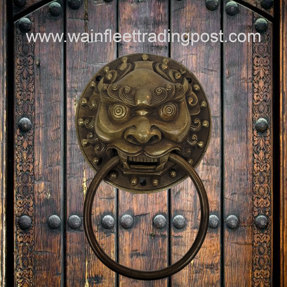 oriental brass door knocker