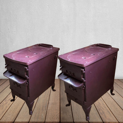 handy andy box stove pair wood stove findlay foundry