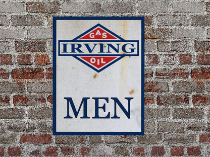 bathroom signs gas station irving gas and oil men and women