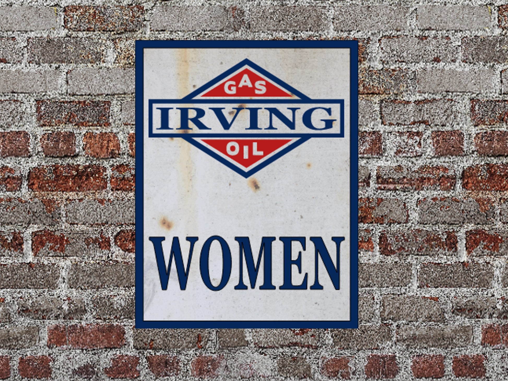 bathroom signs gas station irving gas and oil men and women