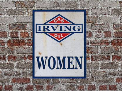 bathroom signs gas station irving gas and oil men and women