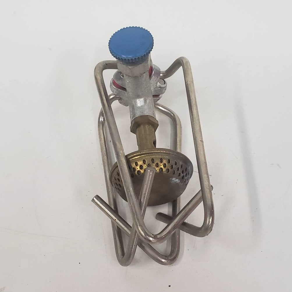 Vintage Bleuet S200 butane camping stove, Made in France, excellent condition.