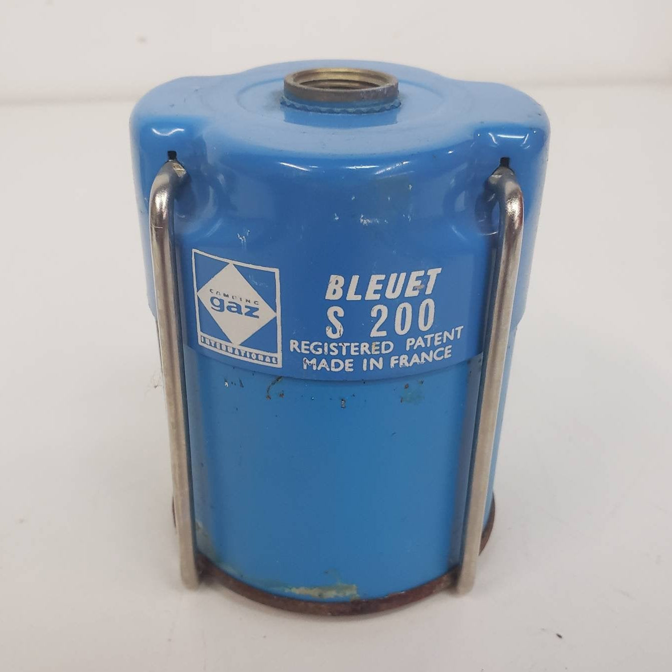 Vintage Bleuet S200 butane camping stove, Made in France, excellent condition.