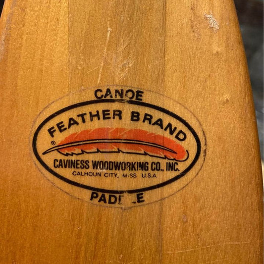 miniature canoe paddle feather brand caviness woodworking co calhoun city miss usa