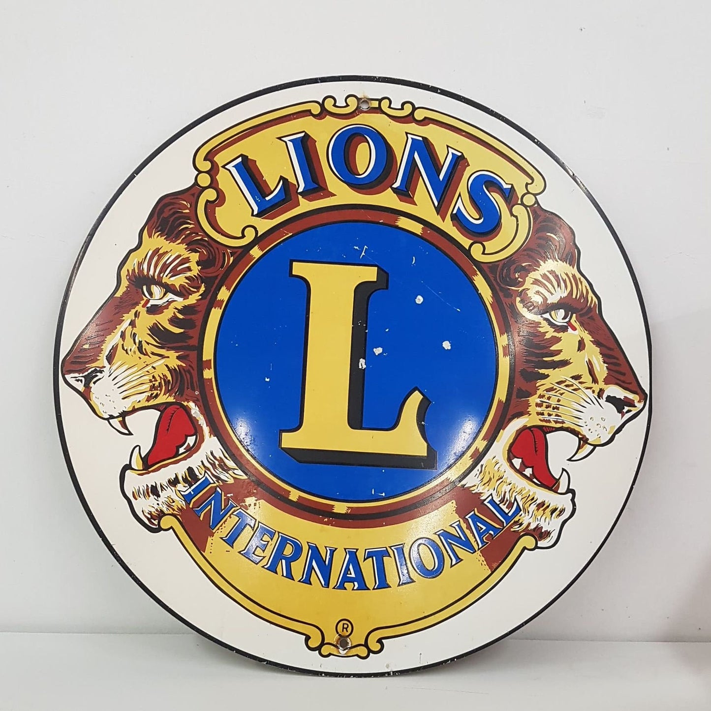 sign lions club international 30 in