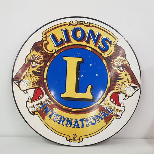 sign lions club international 30 in