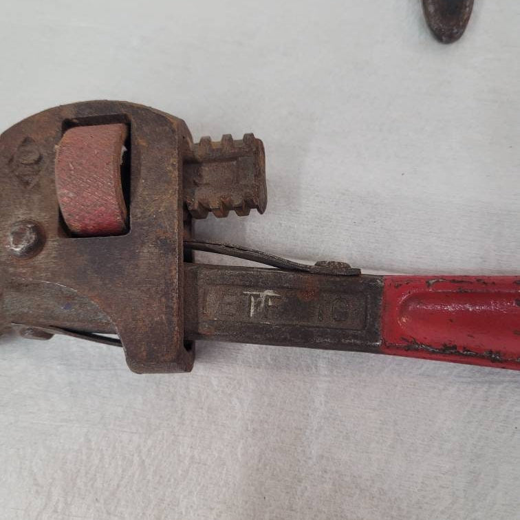 adjustable pipe wrenches small size set of five